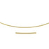 14k Yellow Gold Necklace in a Round Omega Chain Style by Bids.com
