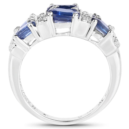 2.44 Carat Genuine Kyanite .925 Sterling Silver Ring by Bids.com
