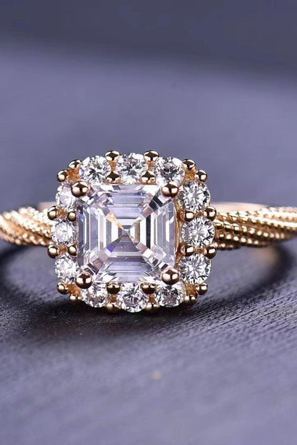 1 Carat Sparkala™ Twisted Ring (18k Rose Gold Over Pure Sterling Silver) by Sparkala