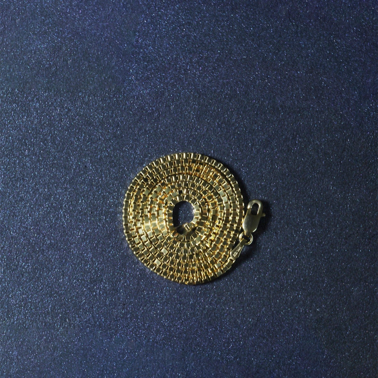 14k Yellow Gold Classic Box Chain 1.4mm by Bids.com