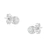 10K White Gold 1/5 Cttw Round Brilliant-Cut Near Colorless Diamond Bezel-Set Stud Earrings (H-I Color, I1-I2 Clarity) by Bids.com