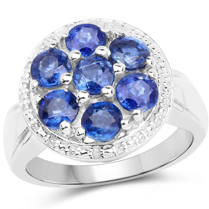 2.66 Carat Genuine Kyanite .925 Sterling Silver Ring by Bids.com
