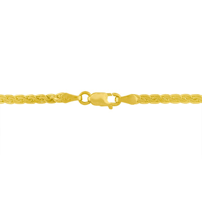 14K Yellow and White Gold 1/4 Cttw Princess Cut Diamond Channel-Set â€œVâ€ Shape 18" Pendant Necklace (H-I Color, SI2-I1 Clarity) by Bids.com