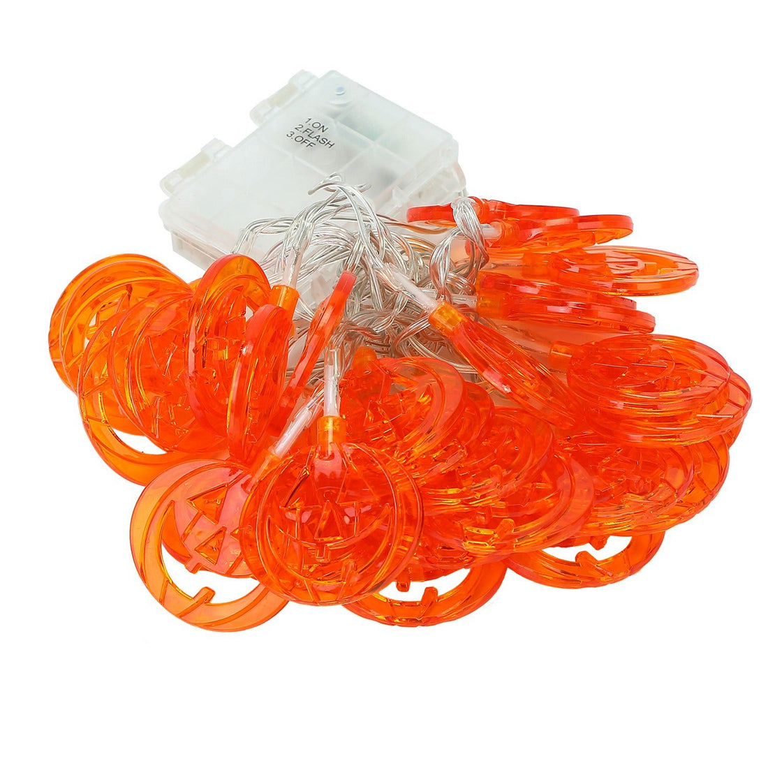 Halloween Pumpkin String Lights 30 LEDs 9.8ft Halloween String Lights Decorative Fairy Lights For Party Bedroom Home Festival Decoration 