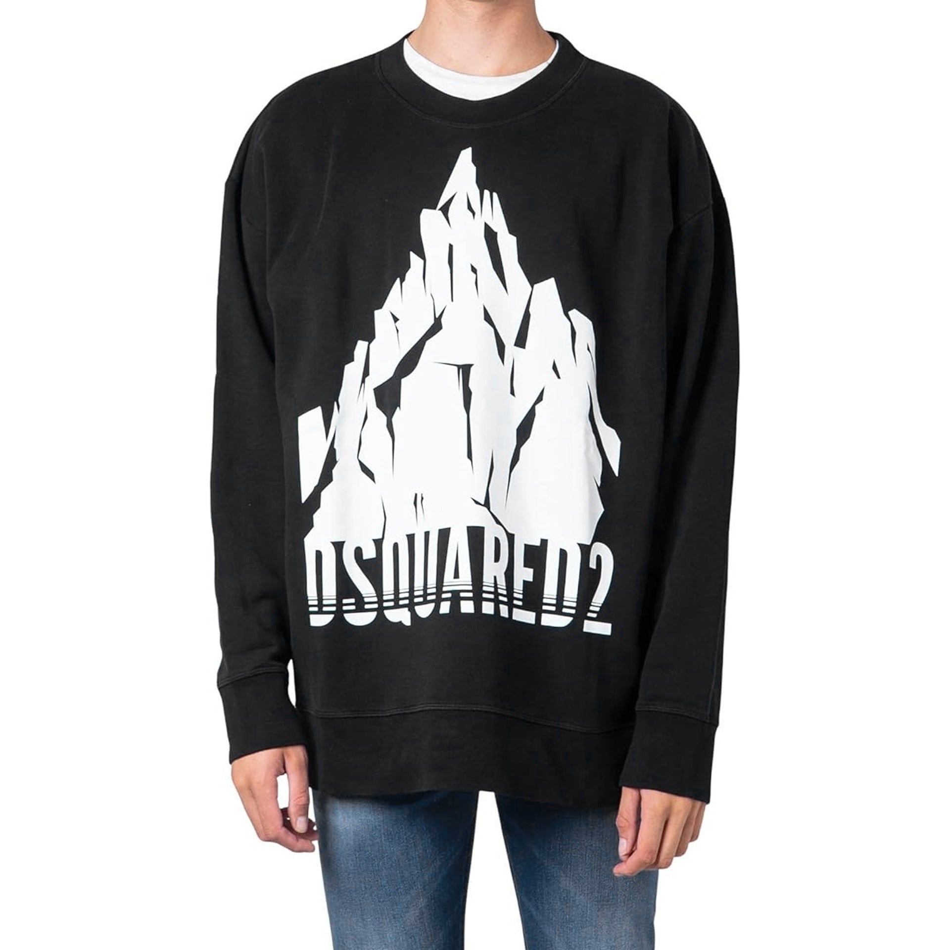 Dsquared2 Cotton Logo Sweatshirt Men by Luosophy