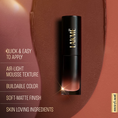 Lakme Xtraordin-Airy One-And-Done Lip, Eye &amp; Cheek Tint - Apricot Crush