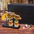Classic Revolver Whiskey Decanter Set