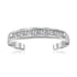 Sterling Silver Rhodium Finished Toe Ring with White Tone Cubic Zirconia Accents by Bids.com