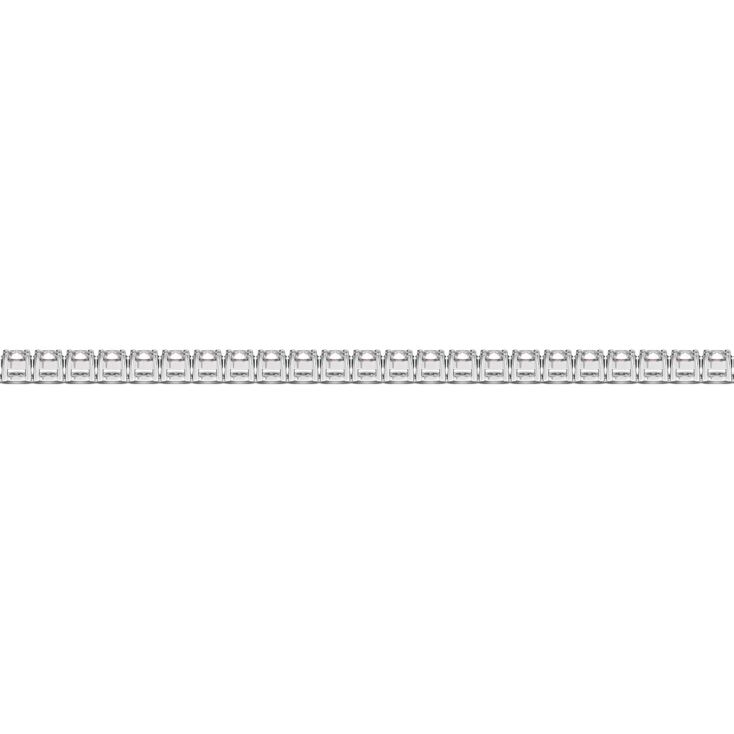 Lab Grown Round Diamond Tennis Bracelet in 14k White Gold (2 cctw F/G VS2/SI1) by Bids.com