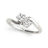 Solitaire Two Stone Diamond Ring in 14k White Gold (1/2 cttw) by Bids.com