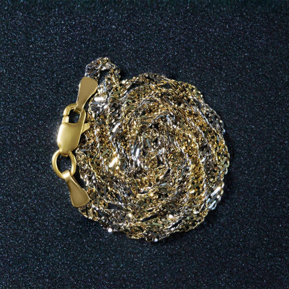 2.0mm 14k Two-Tone Gold Singapore Chain by Bids.com
