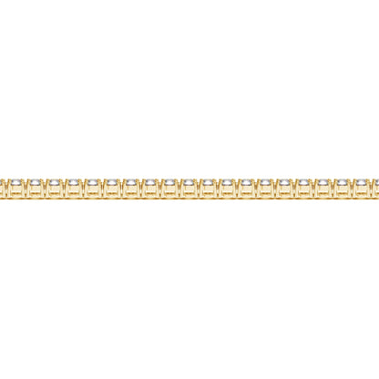 Lab Grown Round Diamond Tennis Bracelet in 14k Yellow Gold (4 cctw F/G VS2/SI1) by Bids.com