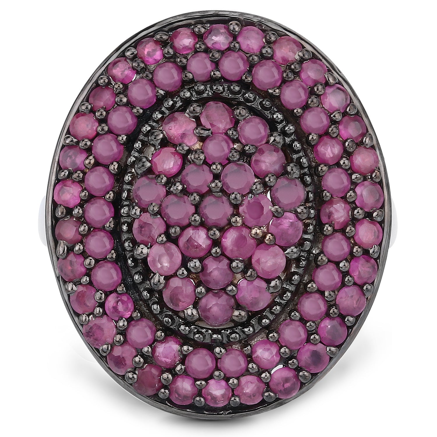 3.11 Carat Genuine Ruby .925 Sterling Silver Ring by Bids.com