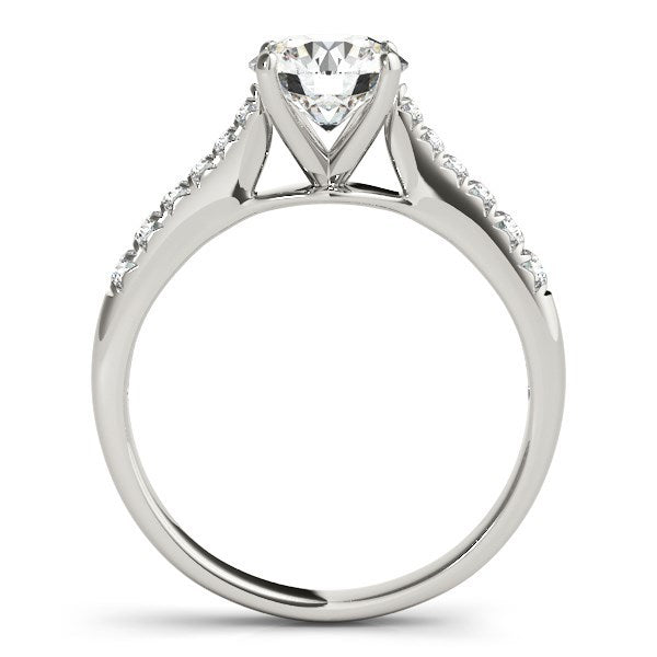 14k White Gold Round Cut Diamond Engagement Ring (1 5/8 cttw) by Bids.com