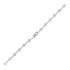 14k White Gold Bracelet with Polished Circles  DestGlow