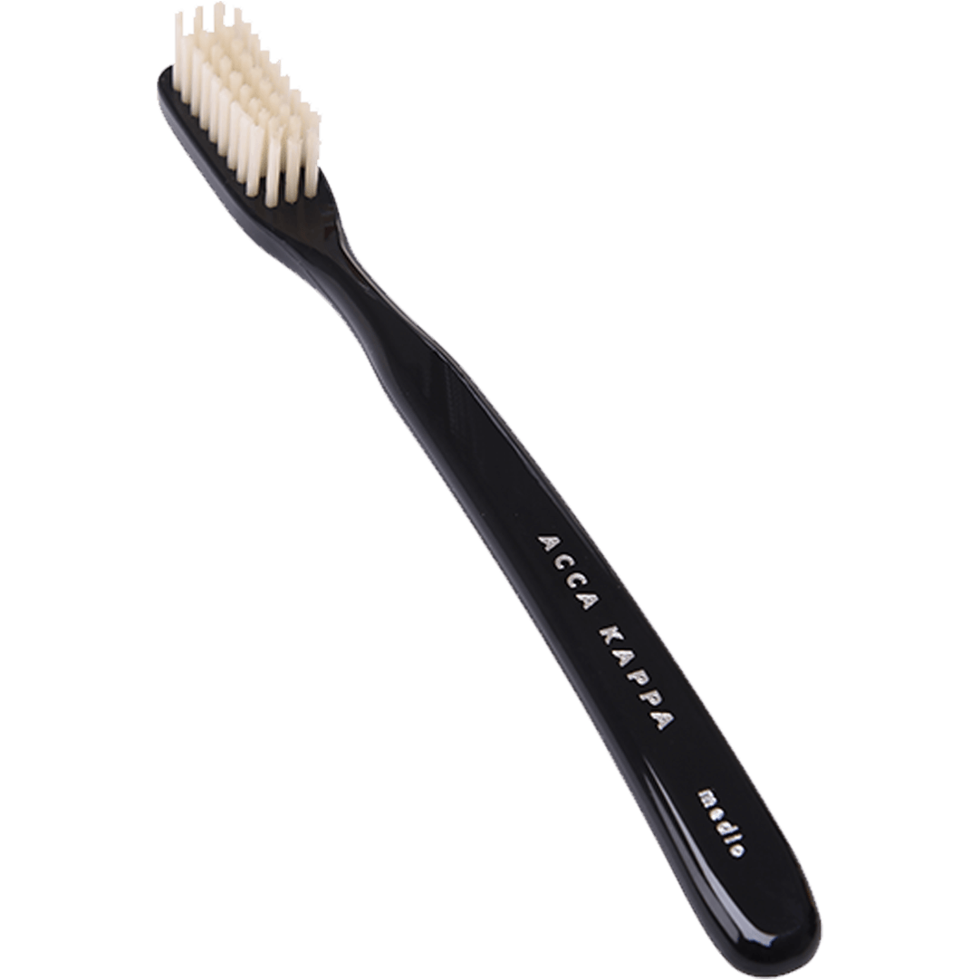 Acca Kappa Vintage Collection Toothbrush Medium Nylon - Black by Pasteur Pharmacy