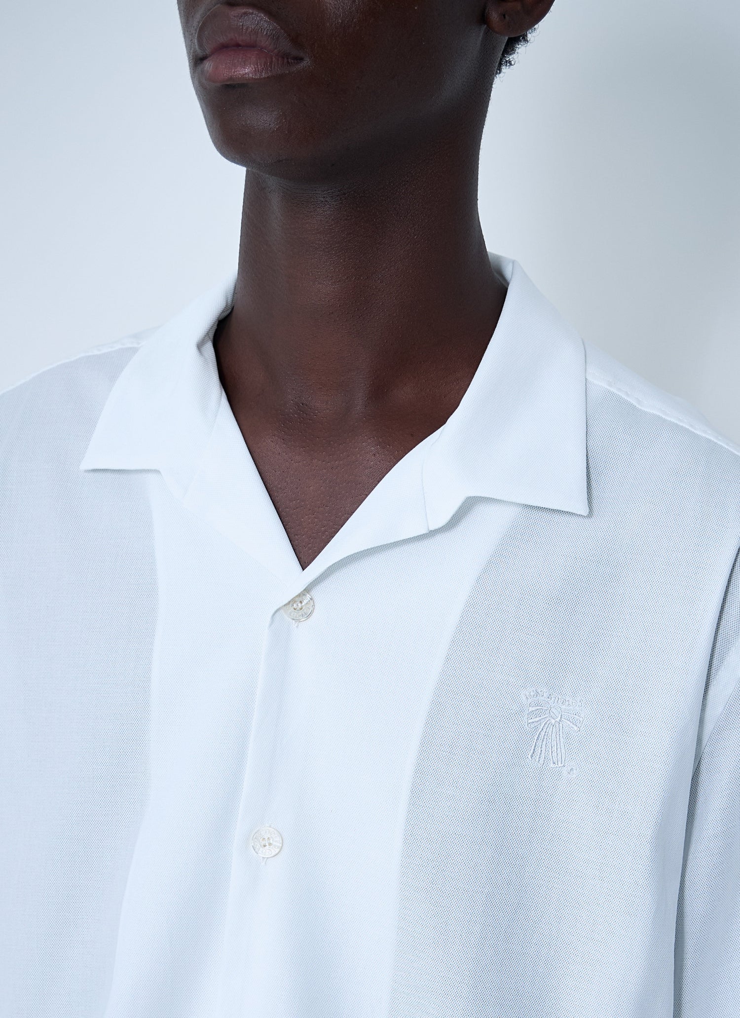 Acne Studios Men Logo Embroidery Shirt by Luosophy