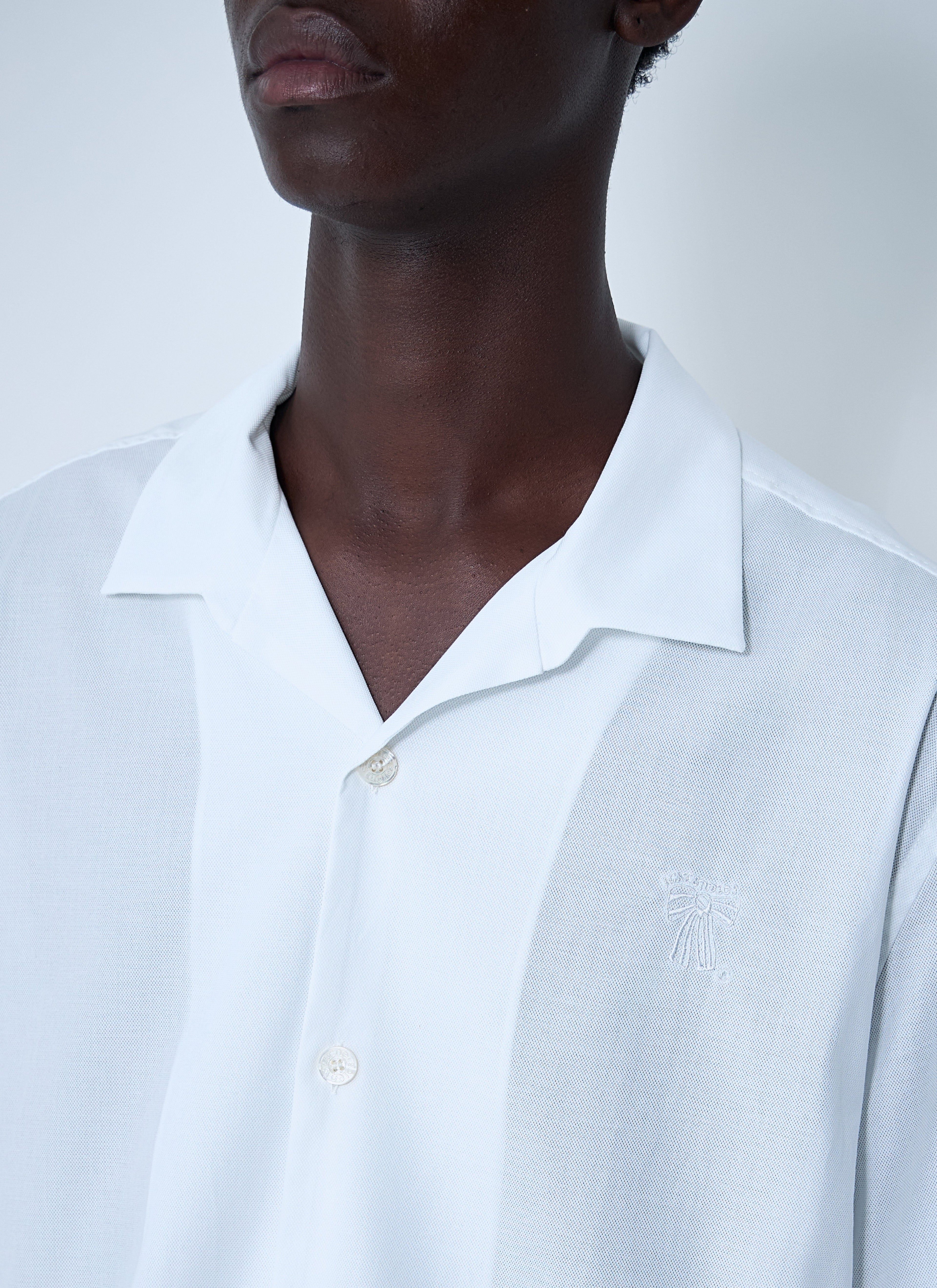 Acne Studios Men Logo Embroidery Shirt by Luosophy