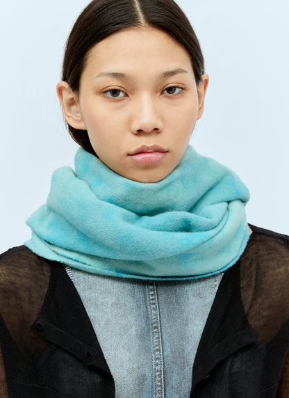 Acne Studios Women Narrow Tie-Dye Wool Scarf by Luosophy
