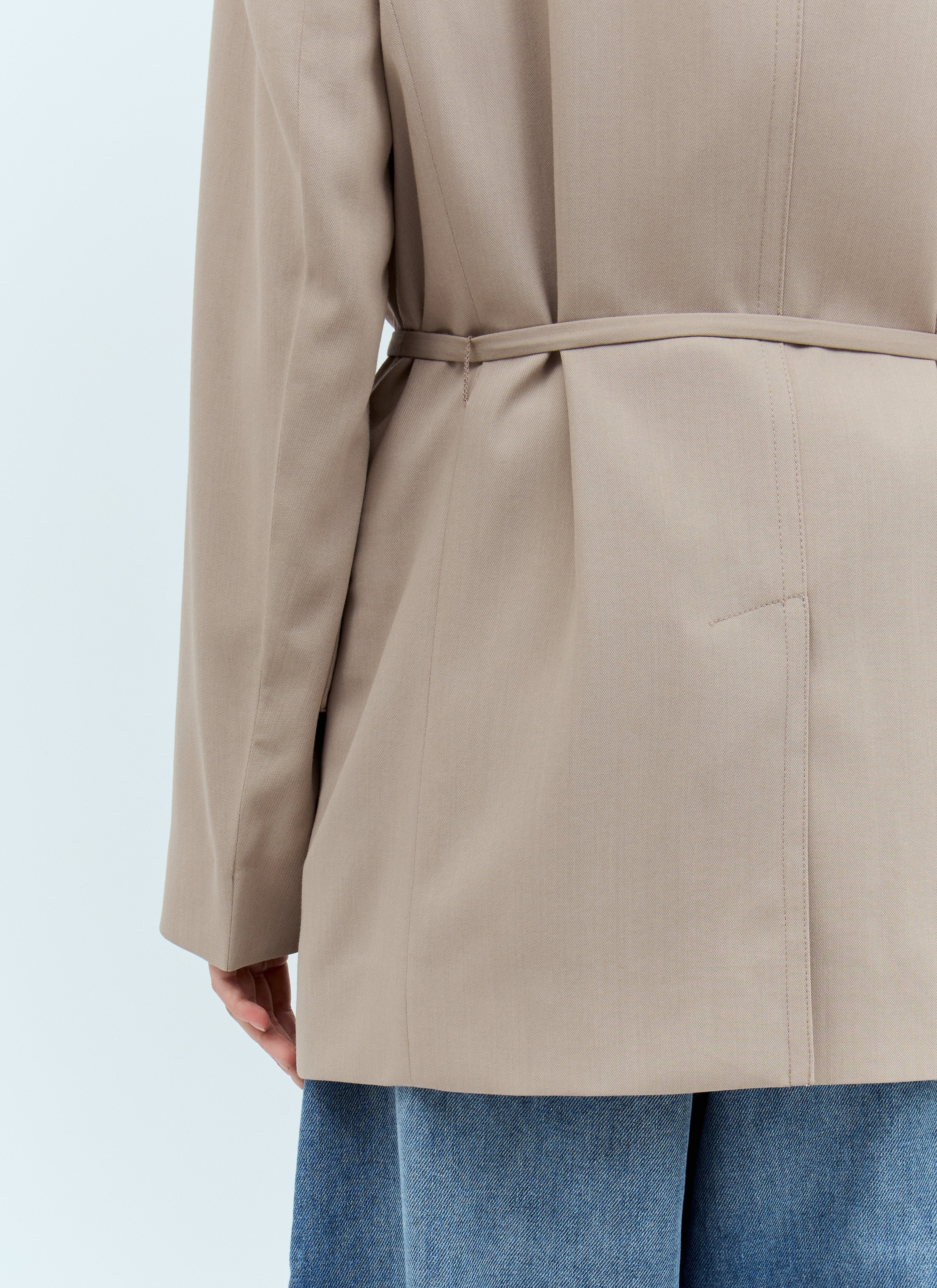 Acne Studios Women Peak Lapels Belted Blazer by Luosophy
