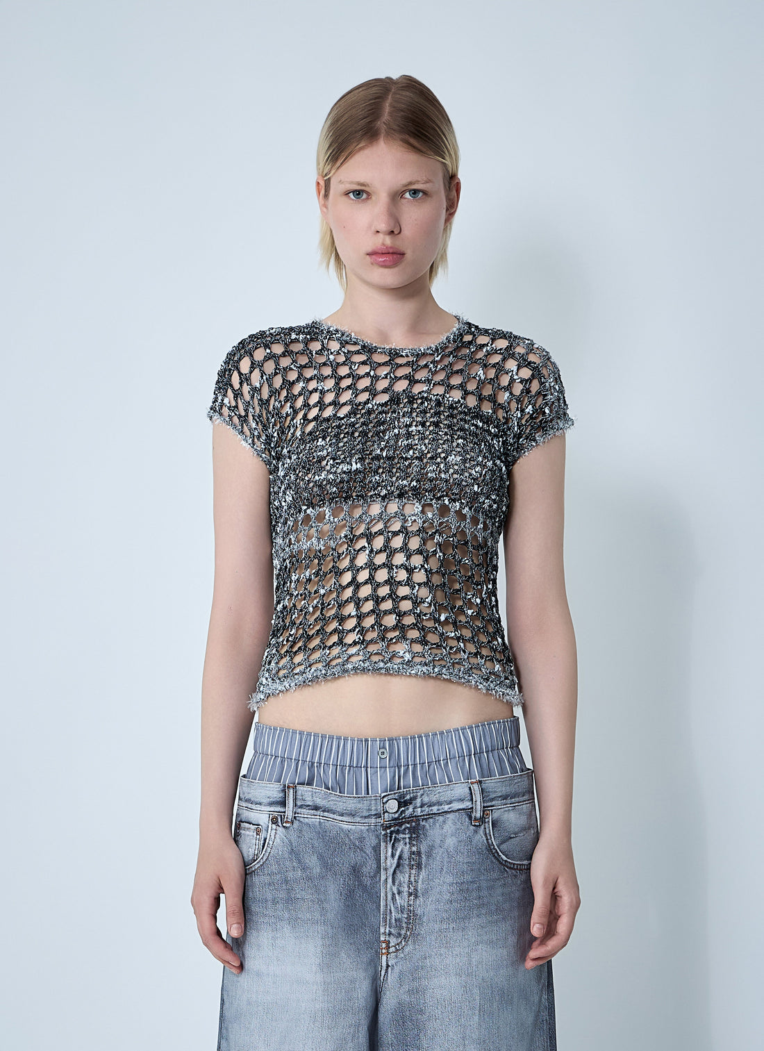 Acne Studios Women Crochet Top by Luosophy