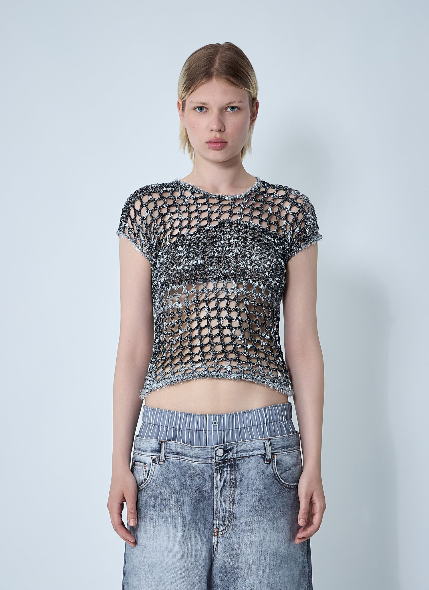 Acne Studios Women Crochet Top by Luosophy