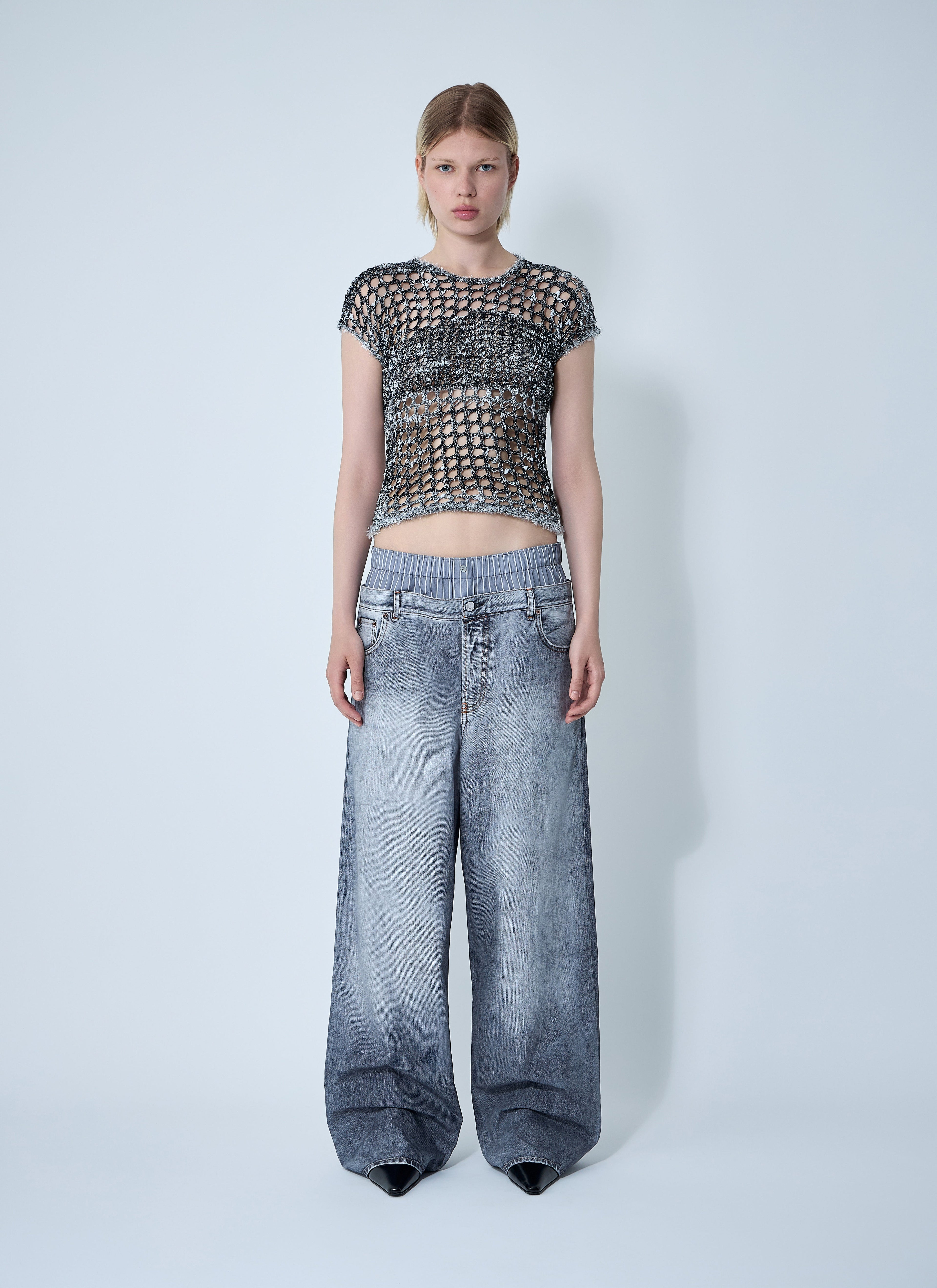 Acne Studios Women Crochet Top by Luosophy