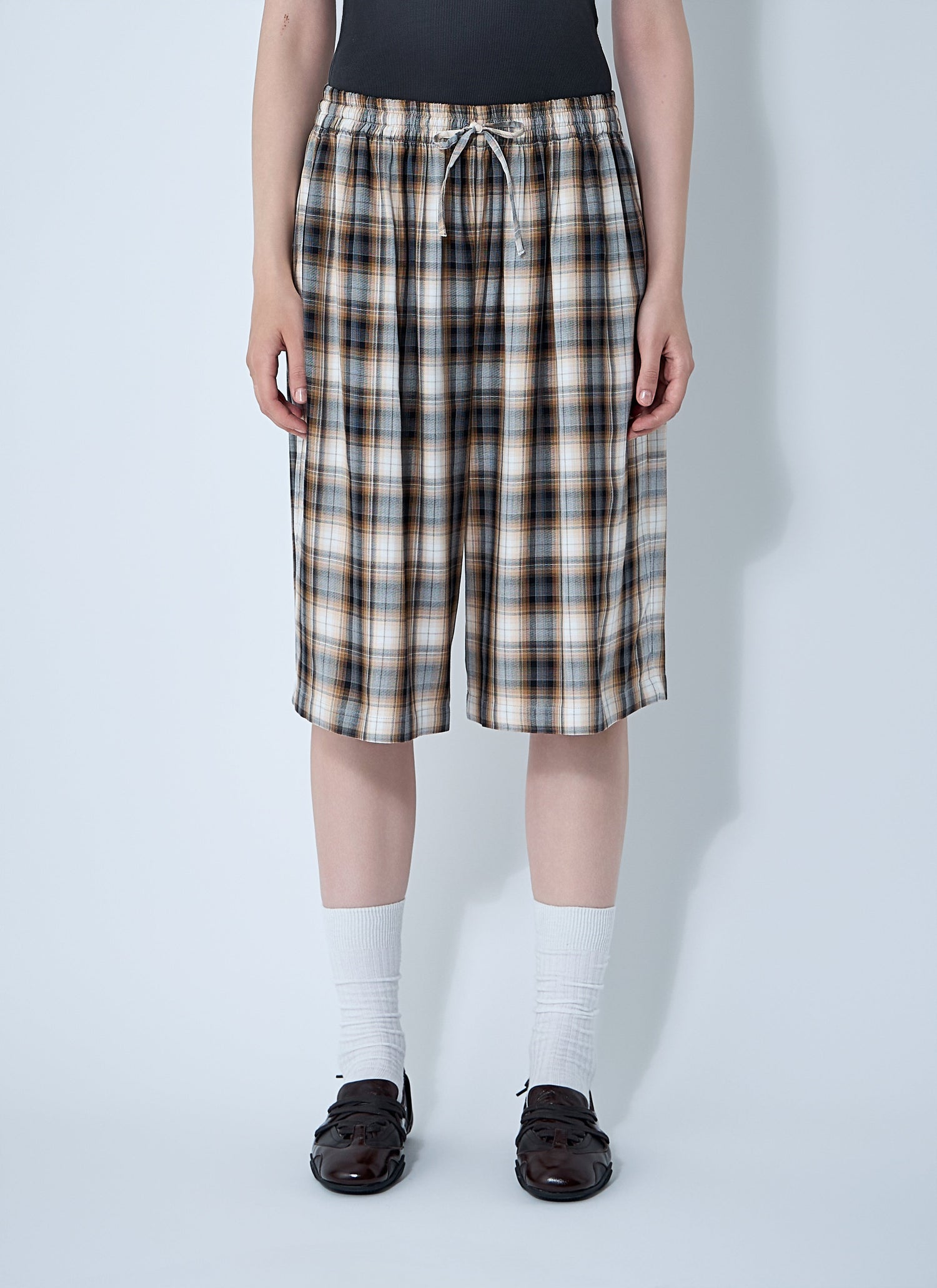 Acne Studios Women Check Shorts by Luosophy