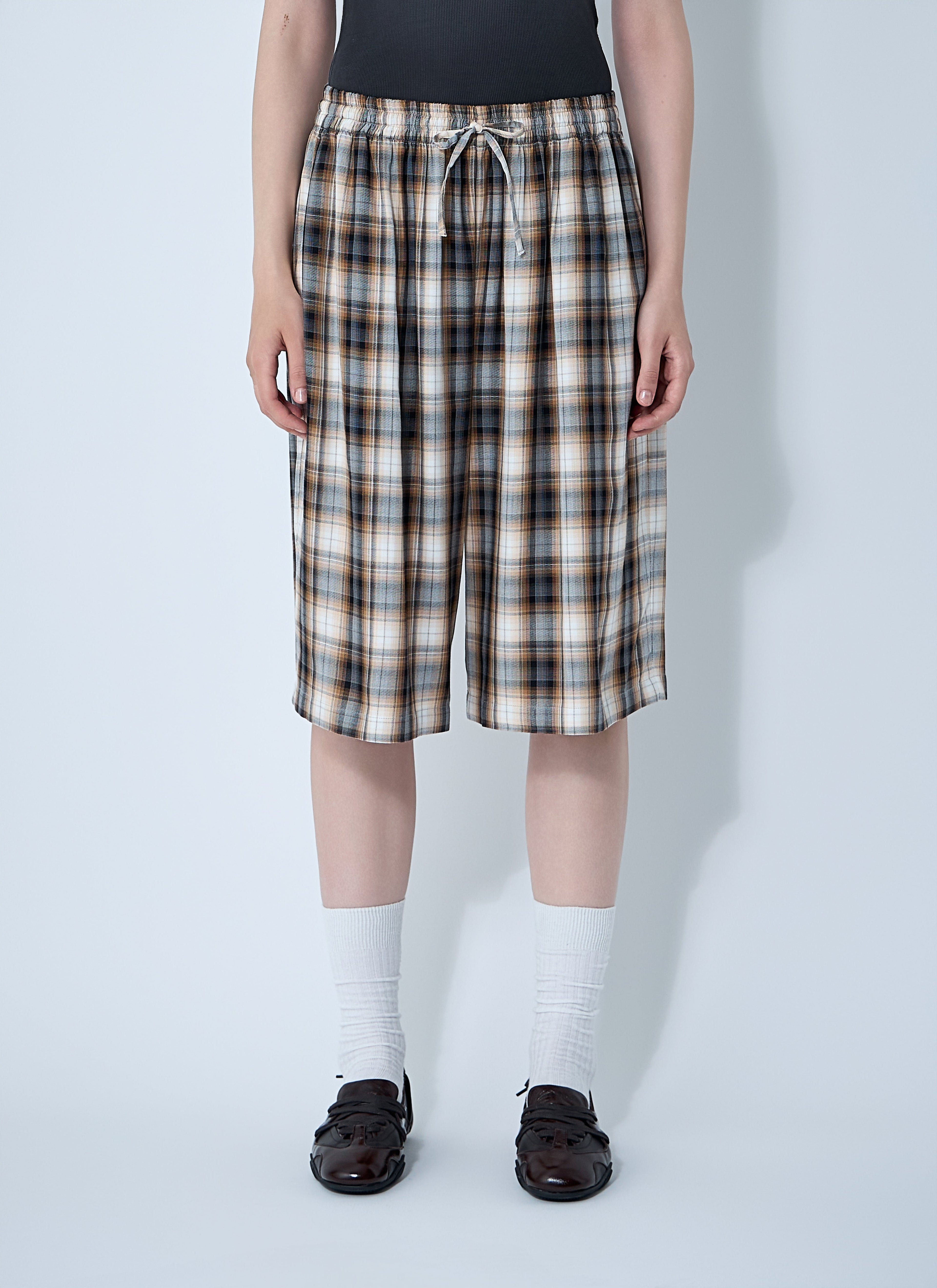 Acne Studios Men Check Shorts by Luosophy