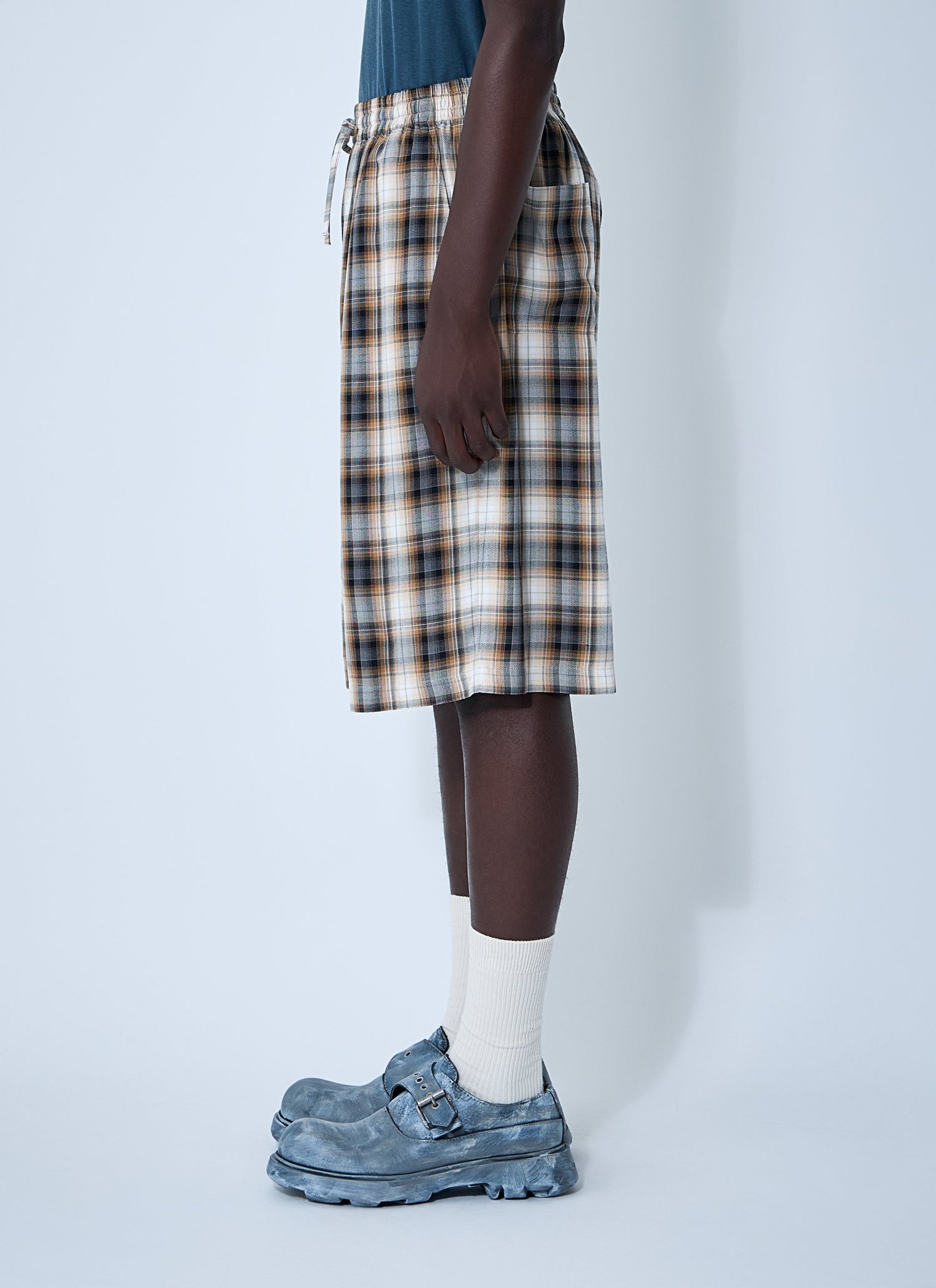 Acne Studios Women Check Shorts by Luosophy