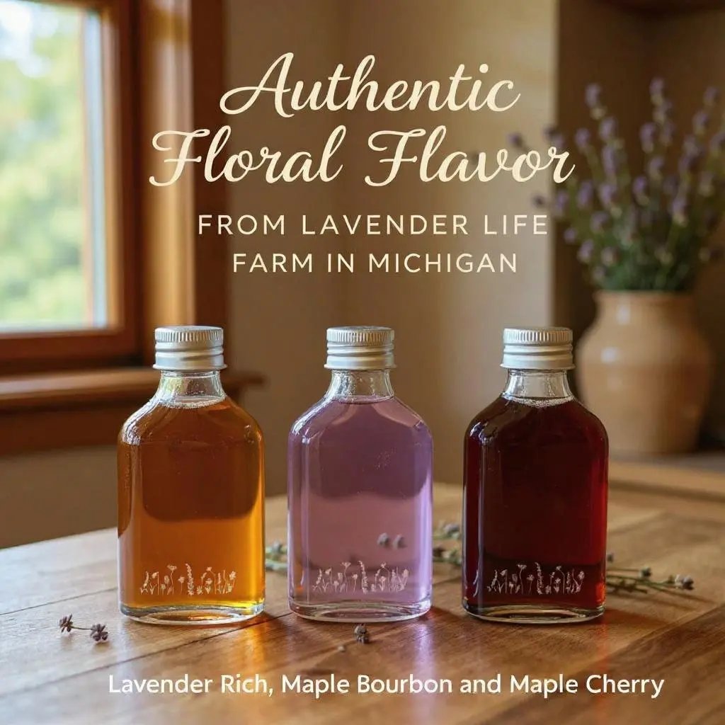 Lavender Syrup Sampler Collection by Lavender Life Company