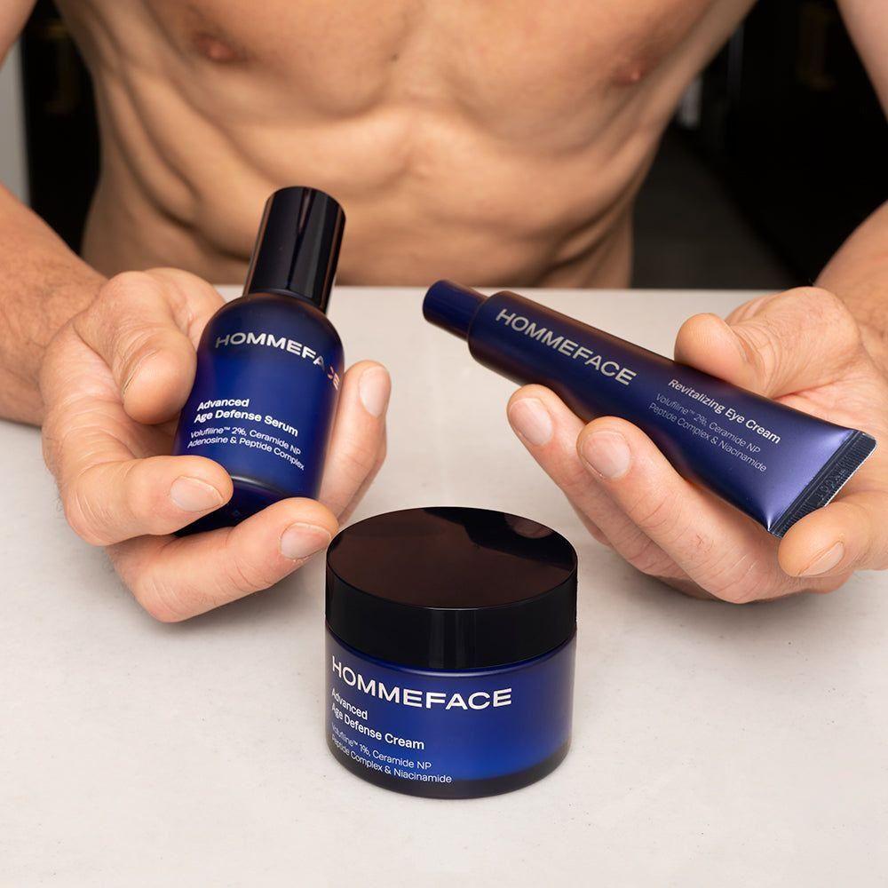 HommeFace Advanced Age Defense Skincare Set by Pasteur Pharmacy