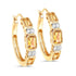 2.88 Carat Genuine Citrine and White Topaz .925 Sterling Silver Earrings  DestGlow