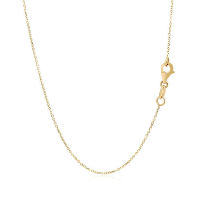 14k Yellow Gold Necklace with Interlocking Petite Rectangles by Bids.com