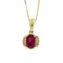 .63ct Ruby Diamond Fashion Pendants 14KT Yellow Gold by Bids.com