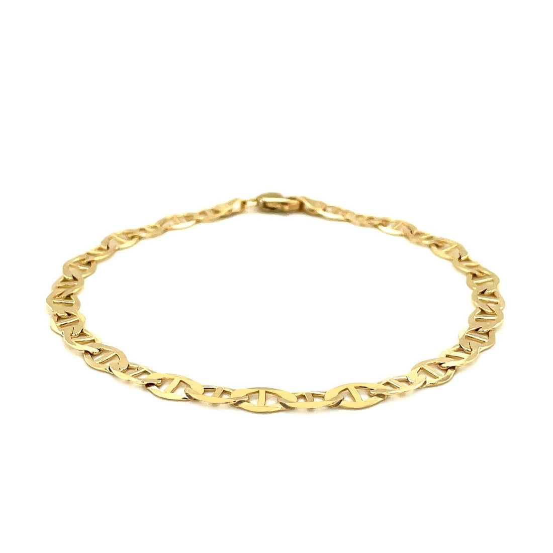 5.5mm 10k Yellow Gold Mariner Link Bracelet by Bids.com
