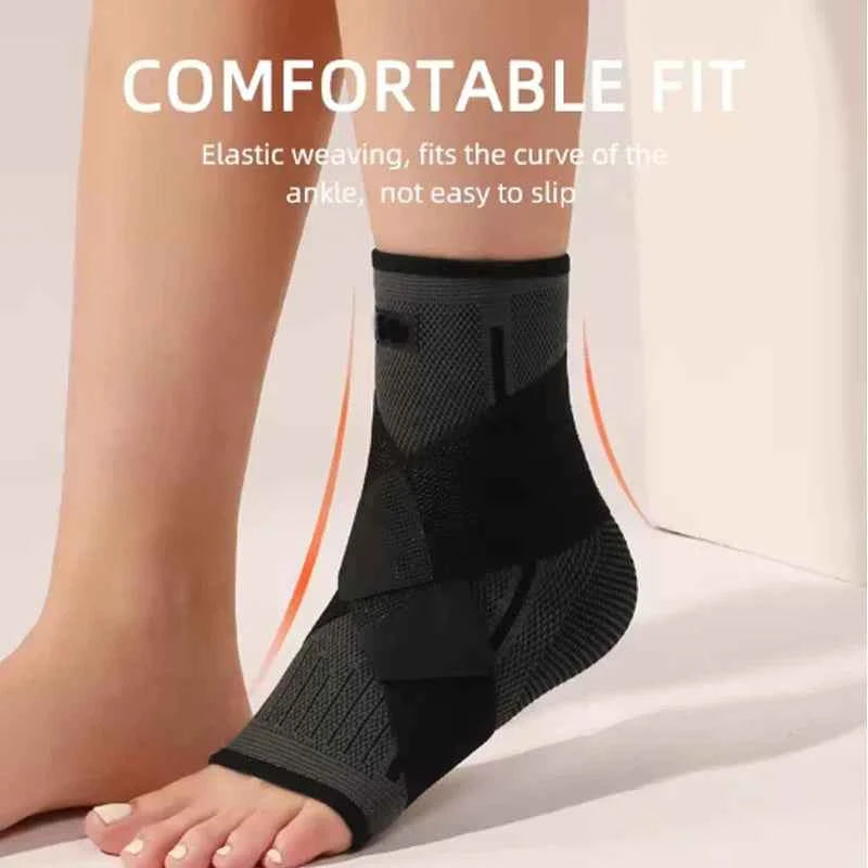 AnkleGuard™ Adjustable Ankle Support Brace – Pain Relief &amp; Stability