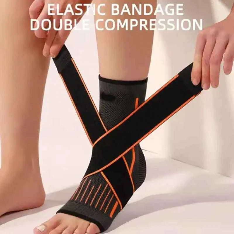 AnkleGuard™ Adjustable Ankle Support Brace – Pain Relief &amp; Stability