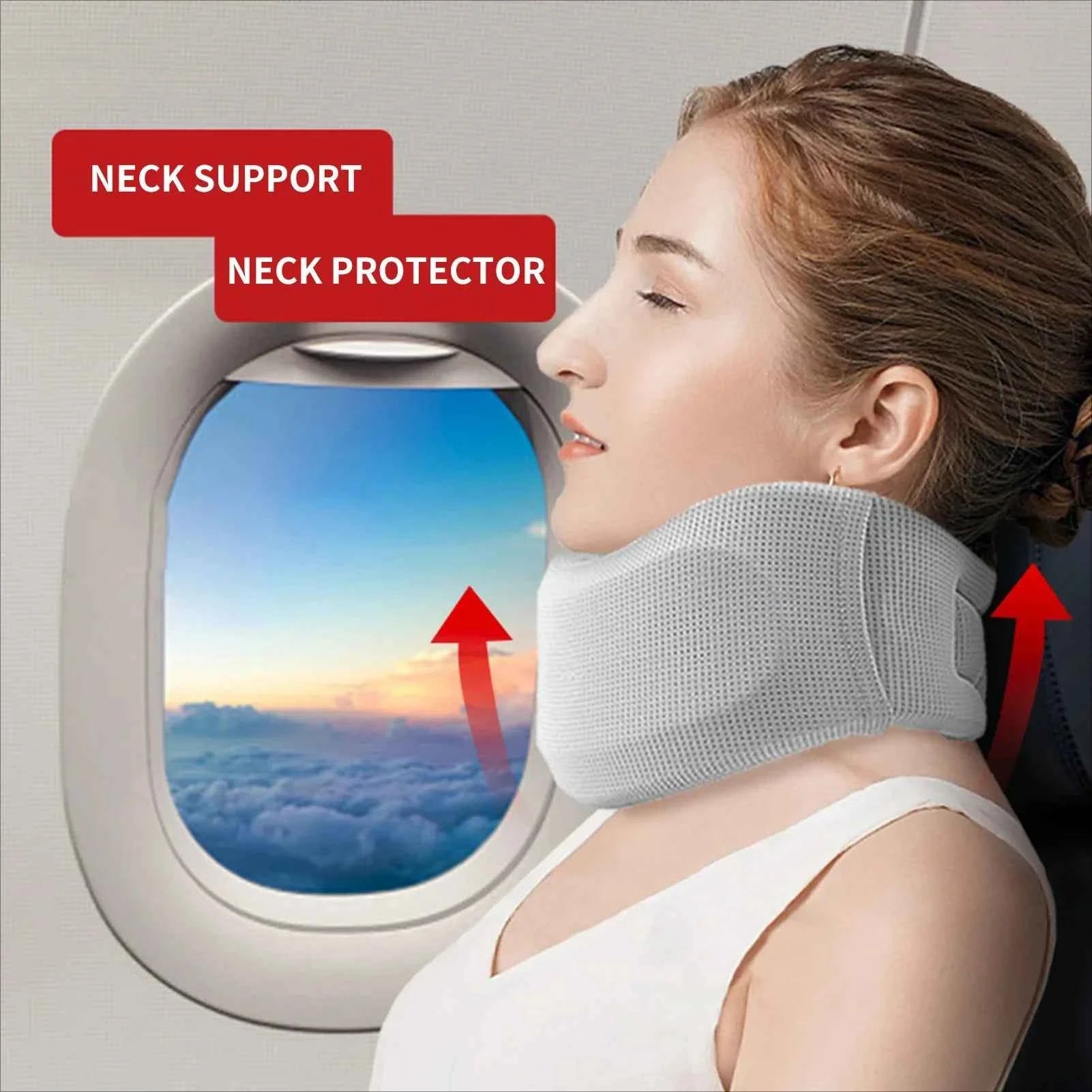 NeckComfort™ Adjustable Soft Foam Neck Brace – Pain Relief &amp; Cervical Support