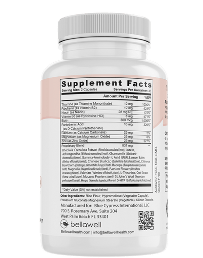 Advanced Stress Relief Formula by Bellawell