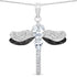 1.86 Carat Genuine Aquamarine and White Zircon .925 Sterling Silver Pendant  DestGlow