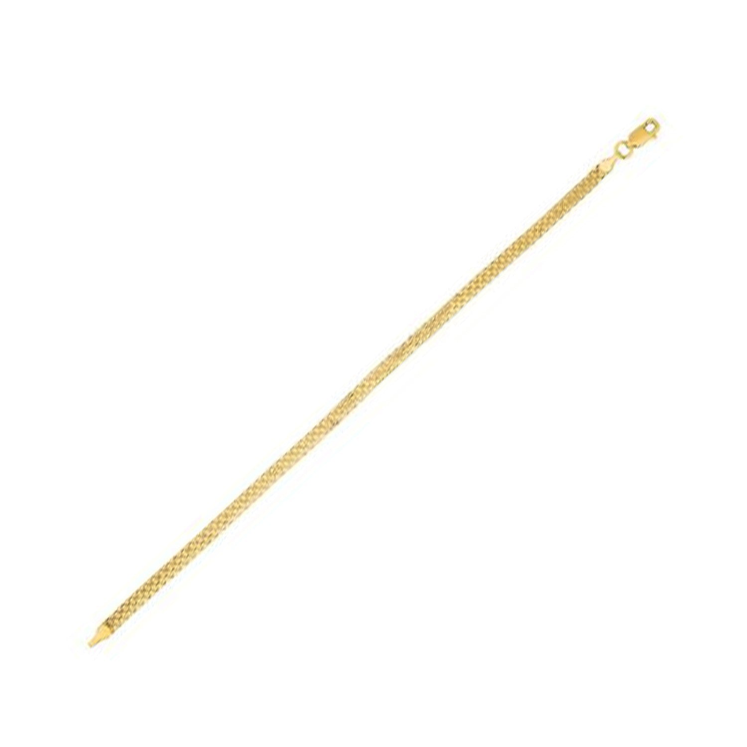 14k Yellow Gold Bismark Chain (3.50 mm)  DestGlow