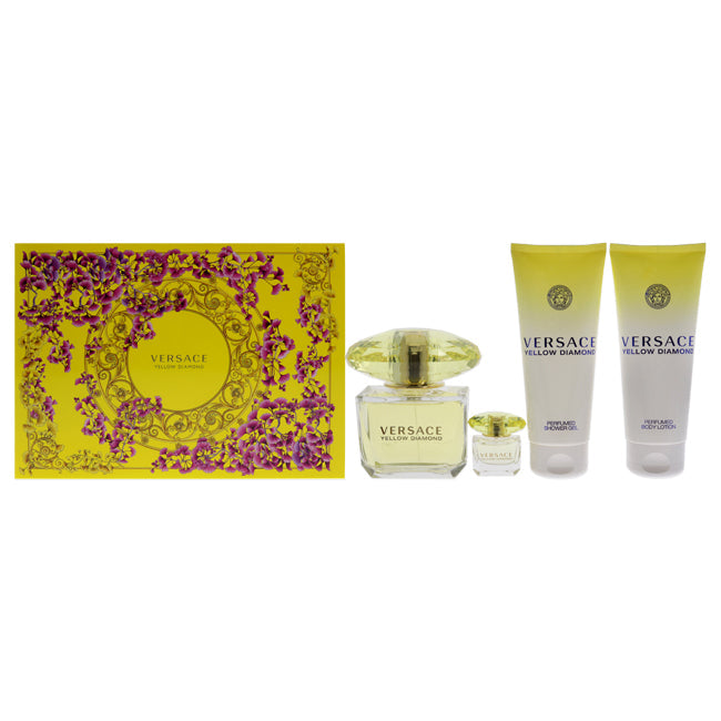 VERSACE YELLOW DIAMOND EDT GIFT SET WOMEN by Perfume Paradise