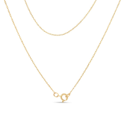 14K Yellow Gold Plated .925 Sterling Silver 1/4 Cttw Round and Baguette-Cut Diamond Composite Heart 18" Pendant Necklace (H-I Color, SI2-I1 Clarity) by Bids.com