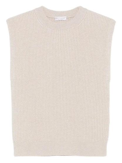 Brunello Cucinelli Women Knitted Vest by Luosophy