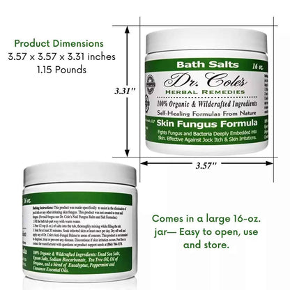 11 - Dr. Cole’s Organic Anti-fungal Skin Soaking Salts