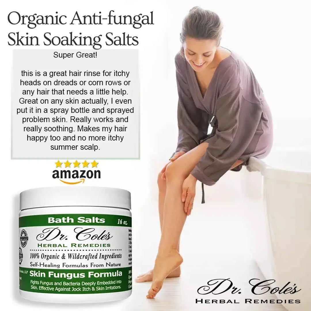 11 - Dr. Cole’s Organic Anti-fungal Skin Soaking Salts