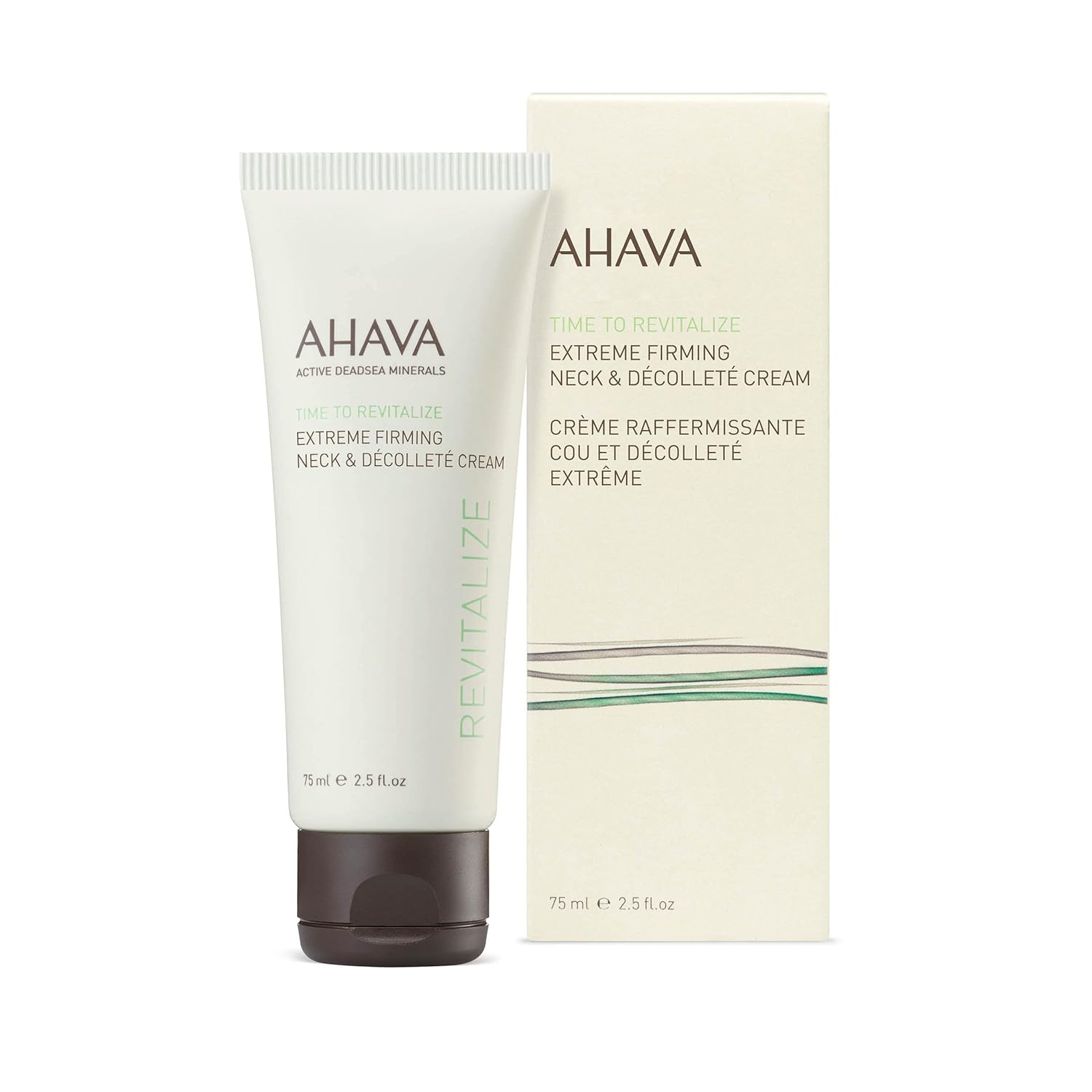 Ahava Time To Revitalize Extreme Firming Neck &amp; Décolleté Cream, 2.5 fl oz