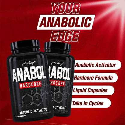 Anabol Hardcore Anabolic Activator Supplement Lean Muscle Mass Power