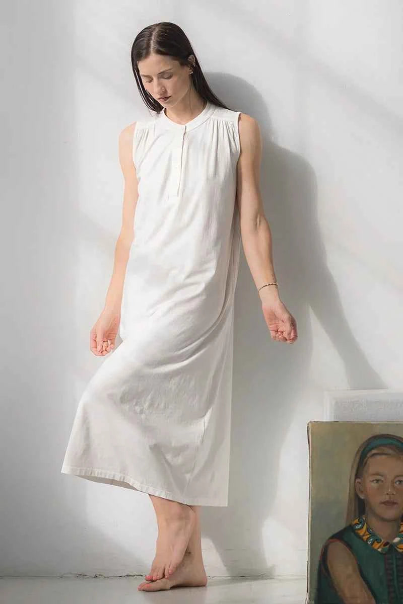 Aisha Relaxed Sleeveless Sleep Maxi Tunic